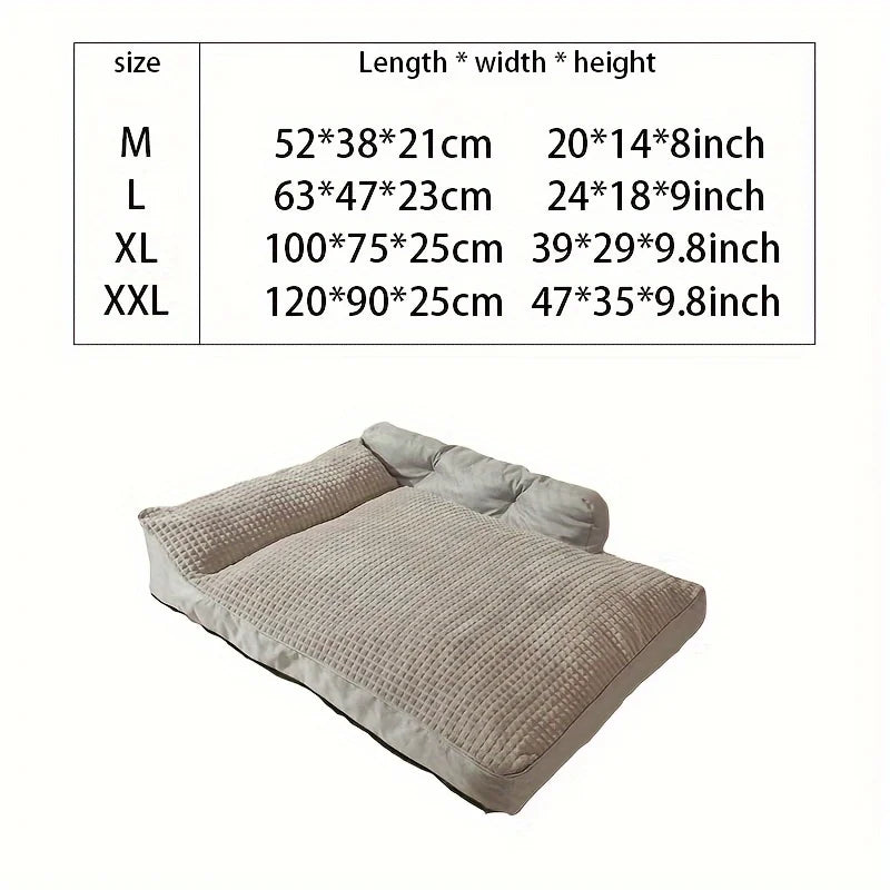 Soft I YAN cat and small dog bed with non-slip bottom, cozy winter pet kennel cushion, washed and comfortable for pets.