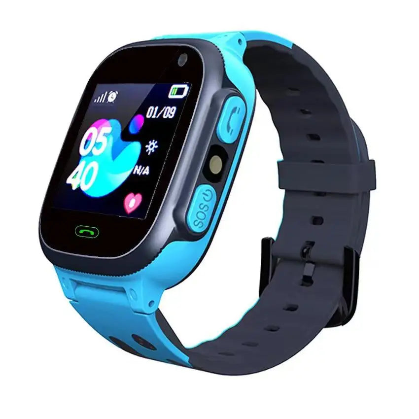 Lenovo Kids Smart Watch Men Women 1.44 Inch HD Screen SOS GPS LED Flashlight Two-Waycalling Mathematical Calculation Smartwatch
