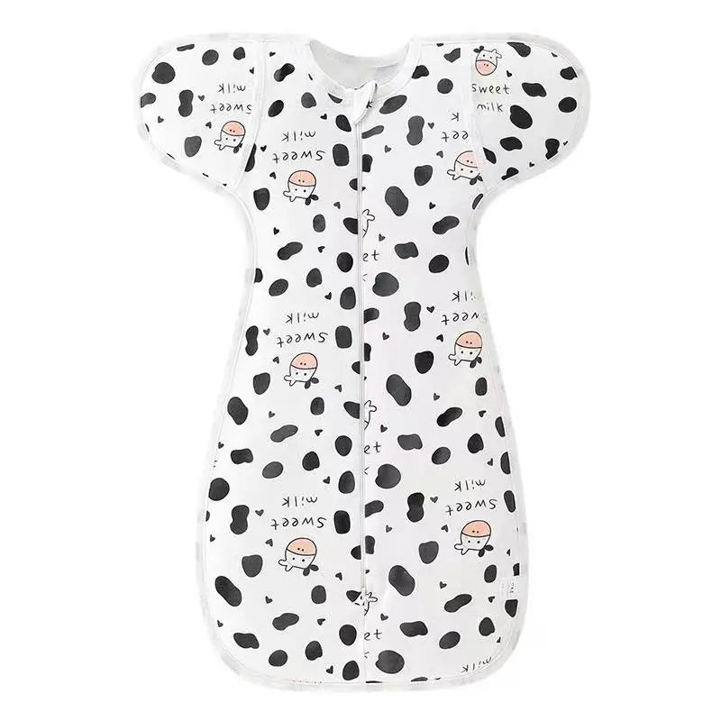 I YAN 100% cotton newborn swaddle sleepsack for babies 0-6 months, soft muslin swaddle blanket set for newborns and baby bedding.