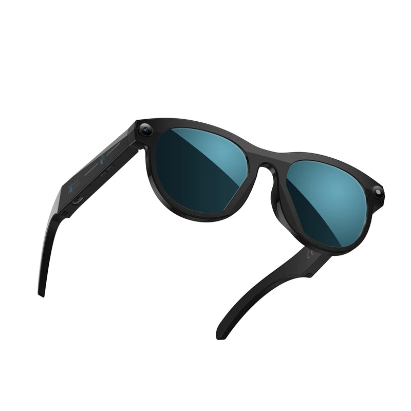 2026 New 500W Pixel Smart Glasses AI Cam Recognition Photography Video Record Bluetooth Call Music Playback Voice Wake Up New