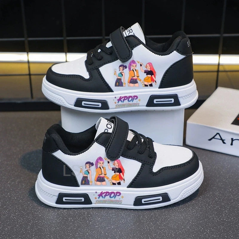 Hot Children's Fashion Casual Shoes Kids Student New Design White Sport Shoes Boys Girls Anti-slip Outdoor Breathable Sneakers