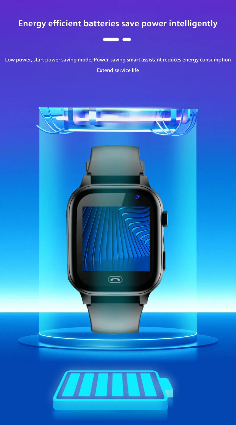 Kids Smart Watch 5G Multifunctional Waterproof IP57 SOS GPS Camera Call Sim Card Child Gifts Sport Watches Tracker 2026