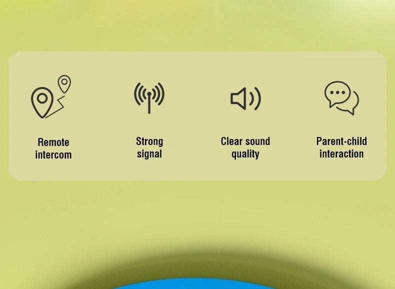 2PC Children's Walkie-talkies Wireless Cartoon Pagers Remote Intercom Outdoor Kids Toys Parent-child Interaction Education Game