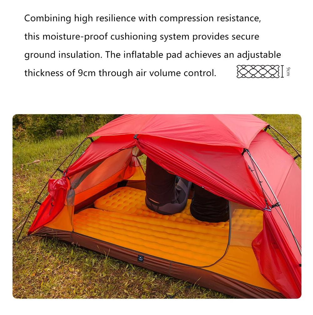 Camping Mat Air Mattress R8 20Dnylon Self-inflating Single Bed Mattress Tourist Tent Inflatable Sleeping Mats Supplies