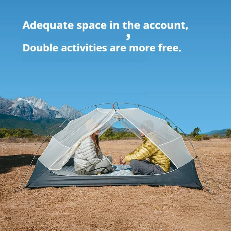 Naturehike 2025 Mongar UL Camping Tent 1-2 People 15D Nylon 3 Season Tent Waterproof Ultralight Portable Outdoor Tent With Mat