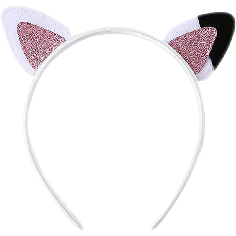 New Girl's Cat Ear Headband Hair Clip Halloween Costume Party Decoration Hair Accessory