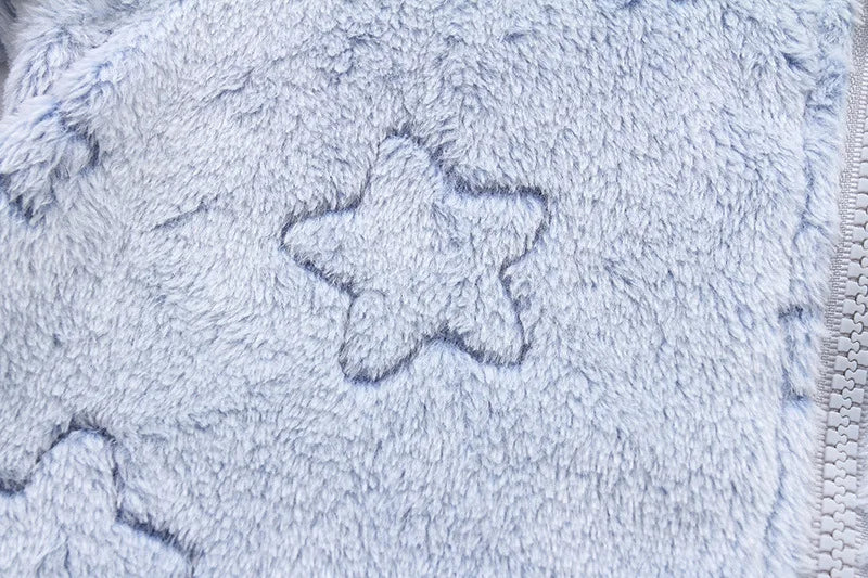 Autumn Winter Newborn Baby overalls Flannel Hooded Kids Baby Girl Rompers 0-1 Years Toddler Boy Jumpsuit Outfits