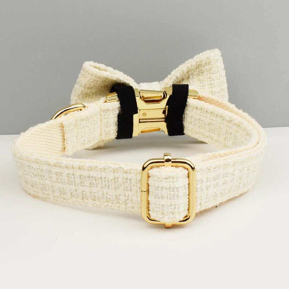 Custom Engraved Nameplate Dog Collar Leash Harness Set Personalized Pet Accessories for Dogs