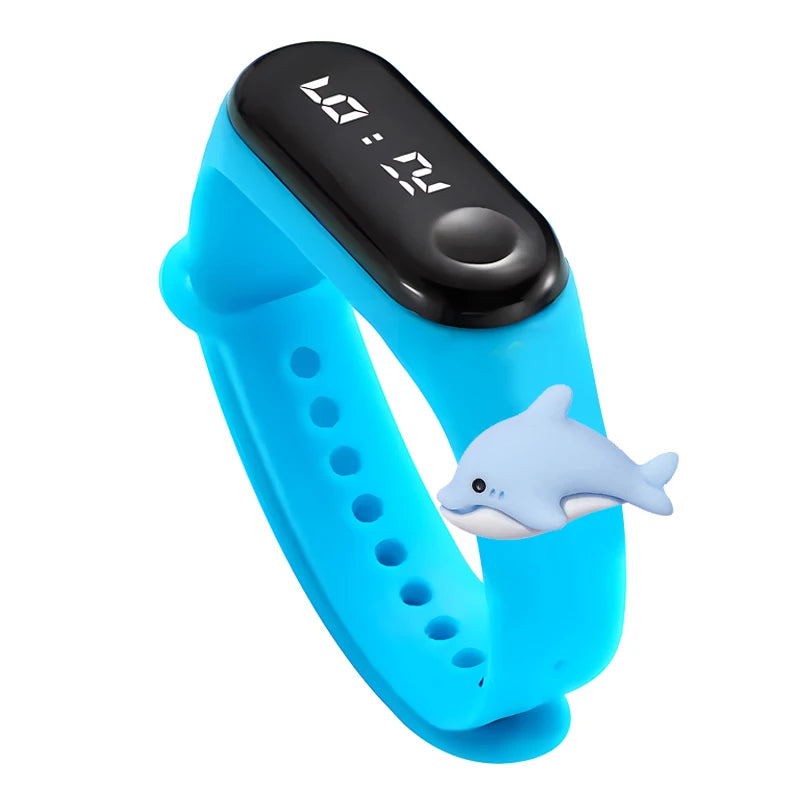 Waterproof Children's Smart Watch Cartoon LED Digital – Fun Electronics Wristwatch Birthday Gift for Kids Age 2-15 - I YAN