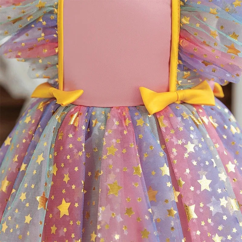 K-Pop Hunters Zoey Mira Rumi Baby Prinsess Dress Girls Birthday Party Dresses Kids Children Sleeveless Tulle Tutu Clothings 1-5Y