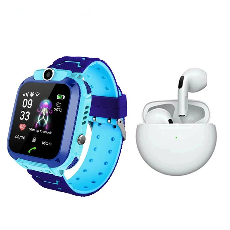 Q19 Children Kids Smart Watch SOS Phone Call Location Tracker Anti-Lost Camera Voice Function Touch Screen Waterproof Student