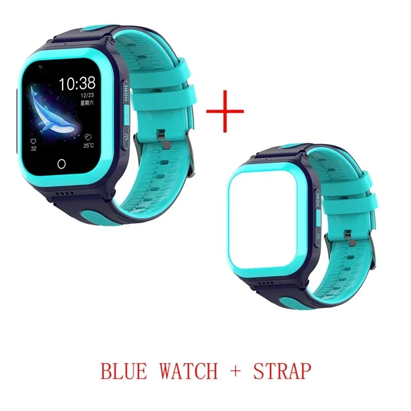 Wonlex KT24S 4G Kids Smart Watch GPS WiFi LBS Tracker – Video Camera Voice Chat GEO Fence for Children - I YAN