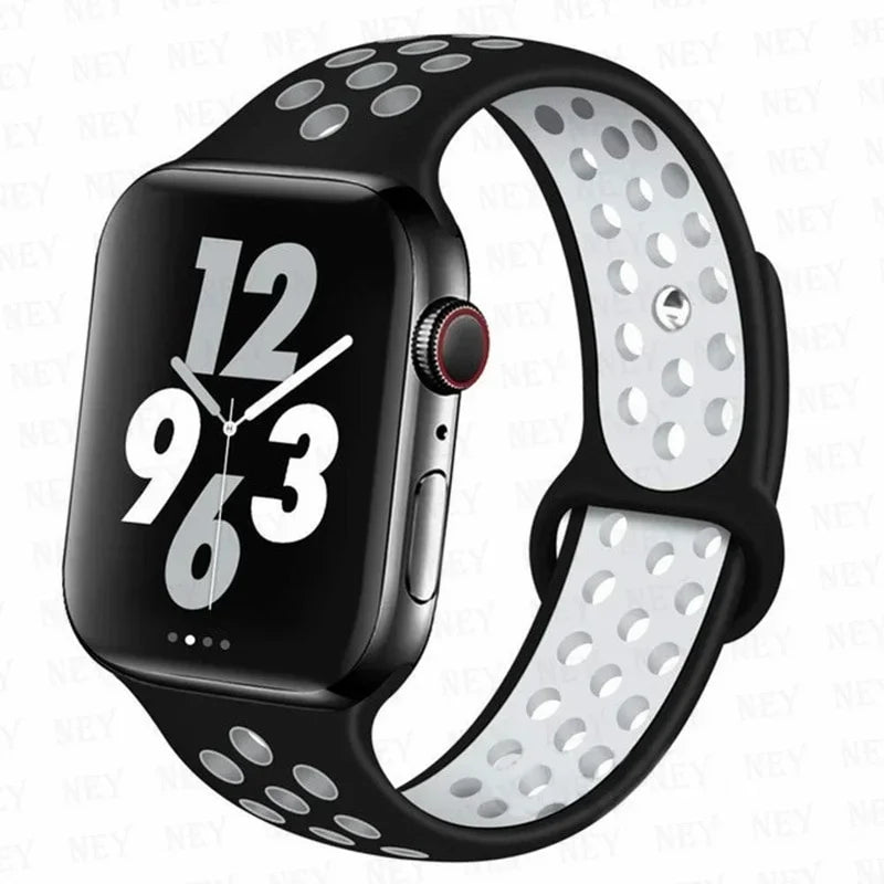 Sport strap For Apple Watch Band Ultra 49mm 44mm 45mm 38/40mm/41mm Silicone Pride Bracelet correa iWatch Series 8 7 6 4 5 3 9 SE