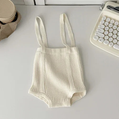 2026 New Spring 0-24M Toddler Baby Boys Girl Knitted Romper Long Sleeved Solid Color Hooded Infant Baby Knitted Jumpsuit