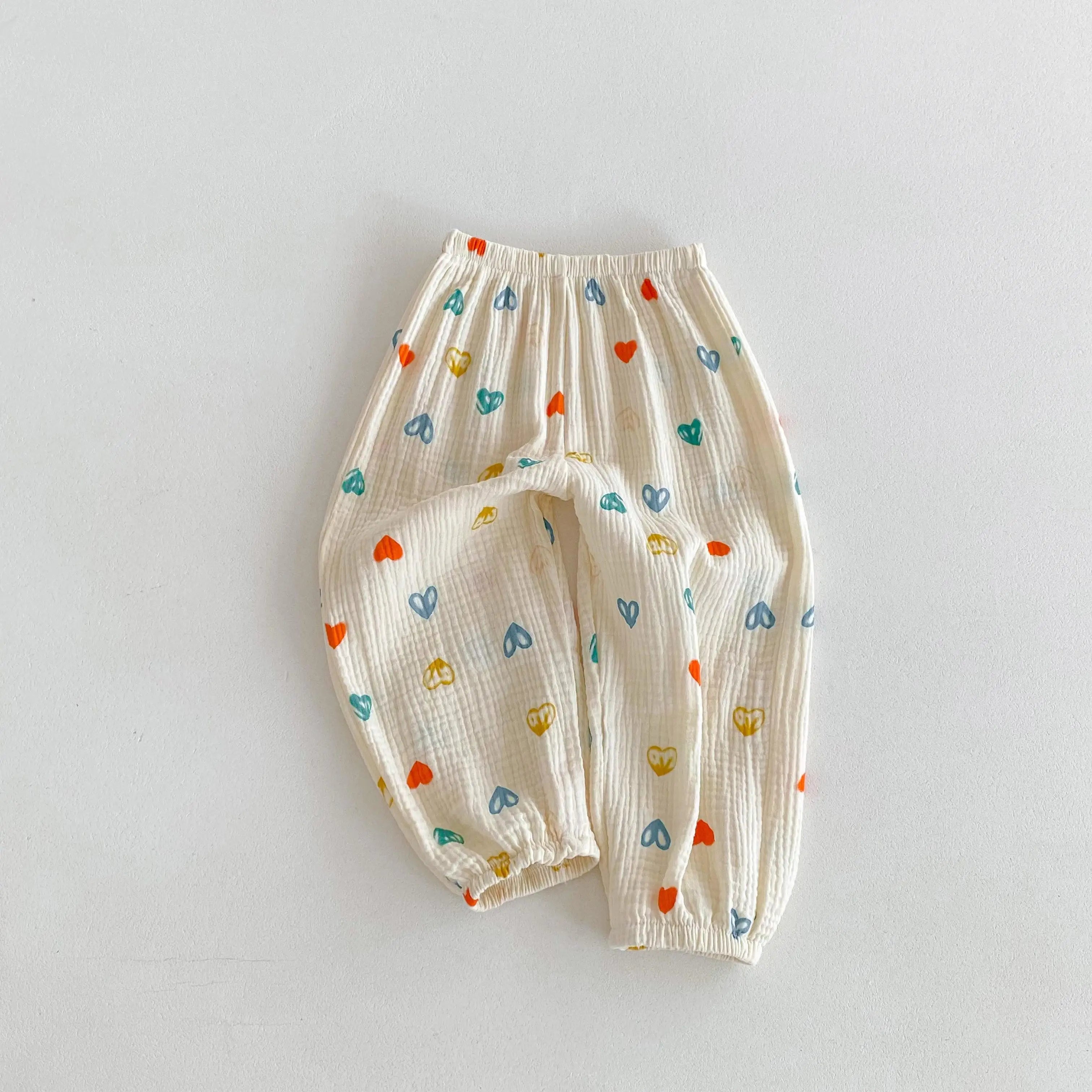 Baby Boys And Girls Summer Clothing Children's Anti Mosquito Pants Loose Casual Printed Cartoon Trousers Kids Clothes Harem Pant