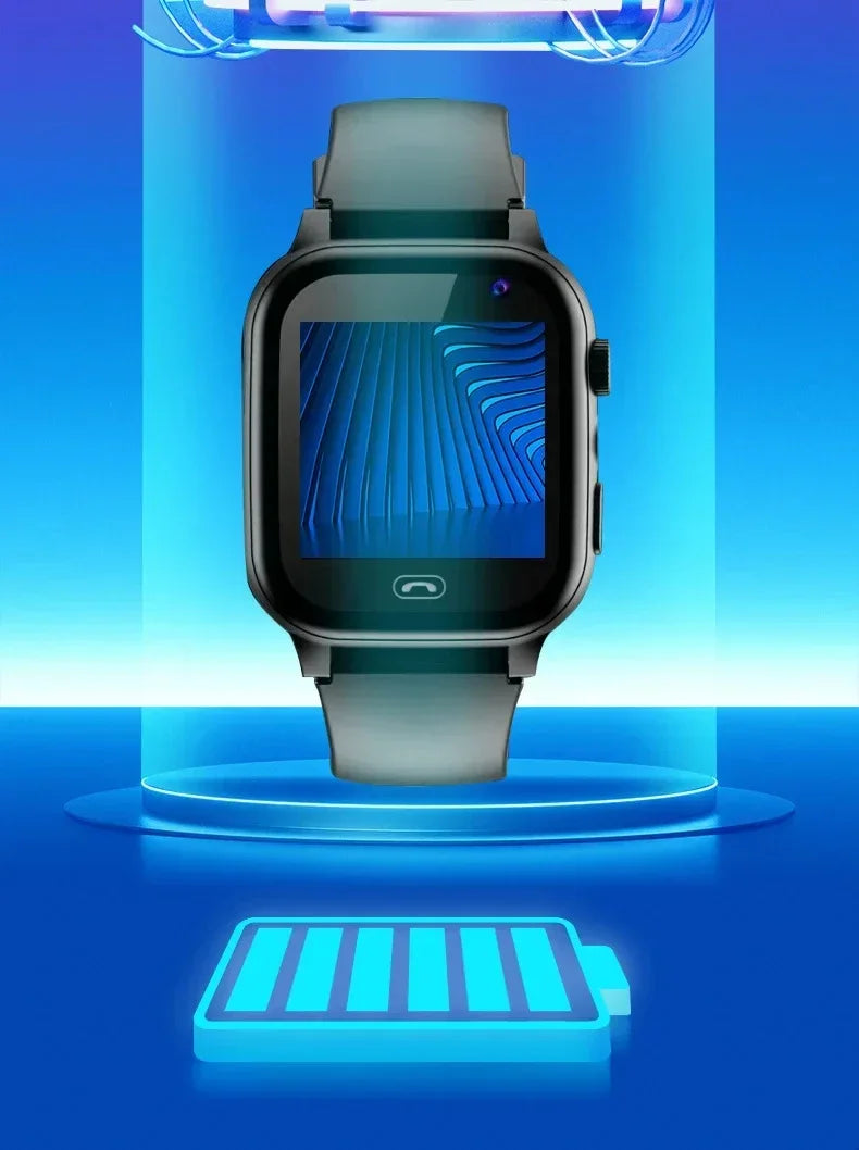 Lenovo Kids Smart Watch 5G GPS Location Video Call SOS – Camera Waterproof Upgrade Watch for Boys & Girls 2025 - I YAN