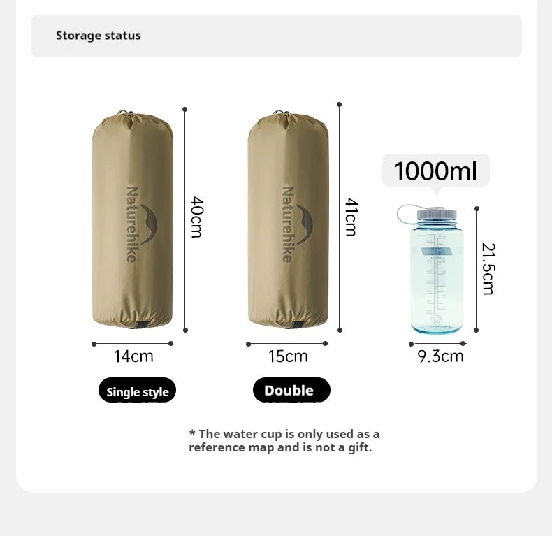 Naturehike 2025 Mongar UL Camping Tent 1-2 People 15D Nylon 3 Season Tent Waterproof Ultralight Portable Outdoor Tent With Mat