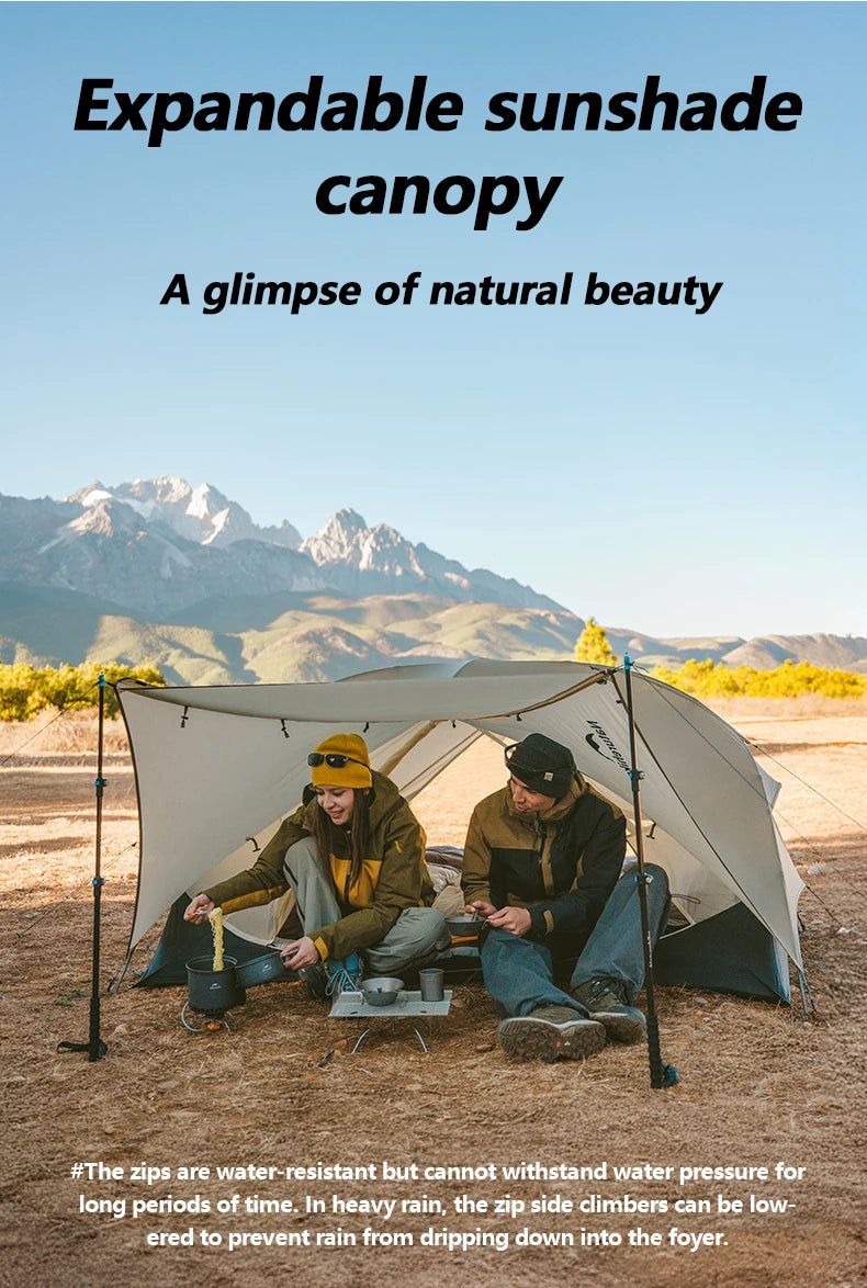 Tent Camping 1 2 Person Tent Outdoor Travel 15D Waterproof Ultralight Backpacking Shelter Tent Hiking