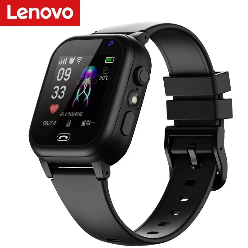 Lenovo Kids Smart Watch 4G SOS WiFi GPS Video Call – Camera Waterproof School Watch for Boys & Girls Gift - I YAN