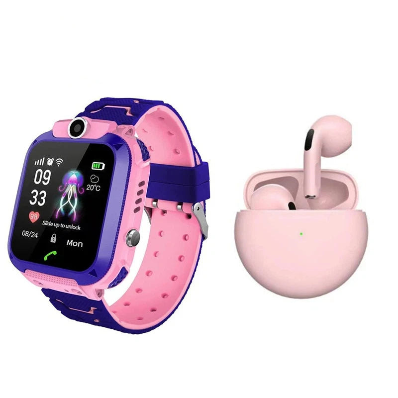 Q19 Children Kids Smart Watch SOS Phone Call Location Tracker Anti-Lost Camera Voice Function Touch Screen Waterproof Student