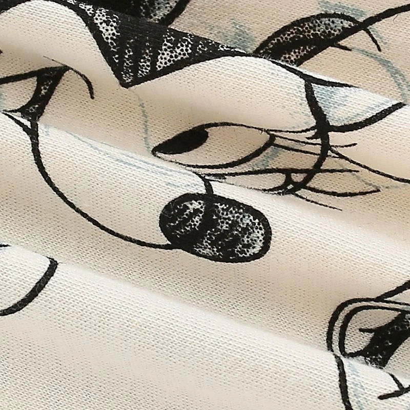 Disney Mickey Print  Underwear Set Autumn Kids Home Clothes Suit Casual Cartoon Long Sleeve Tops + Pants Children's Pjs