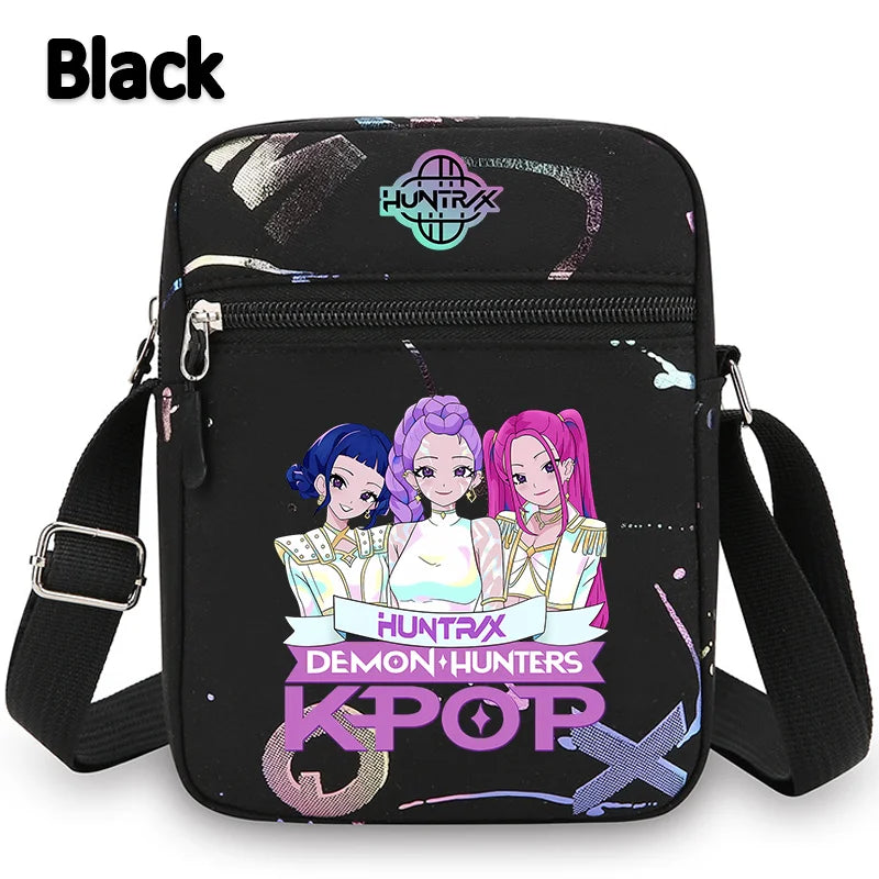 New⭐️KPOP Demon Hunters Crossbody Phone Bag Single Shoulder Pouch Coin Wallet Purse Warriors Handbag Fans Gril Gifts