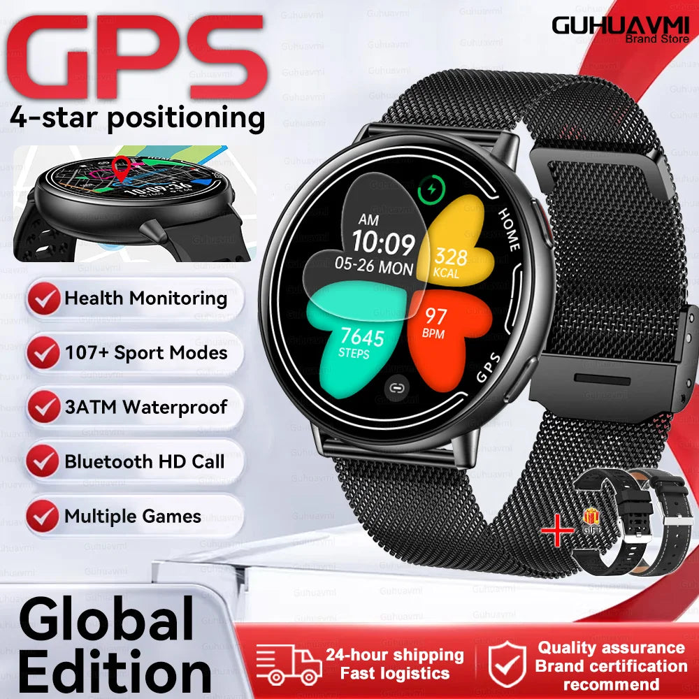 Elegant Women Smartwatch 2026 New 1.39'' AMOLED Screen Bluetooth Call Heart Rate Women's Health IP68 Waterproof Fashion Watches