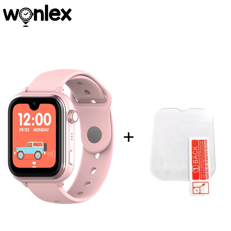 Wonlex KT37 Kids Smart Watch AI Voice Assistant GPS WiFi Location Tracker SOS Alert Video Call WhatsApp Smart Watch for Children