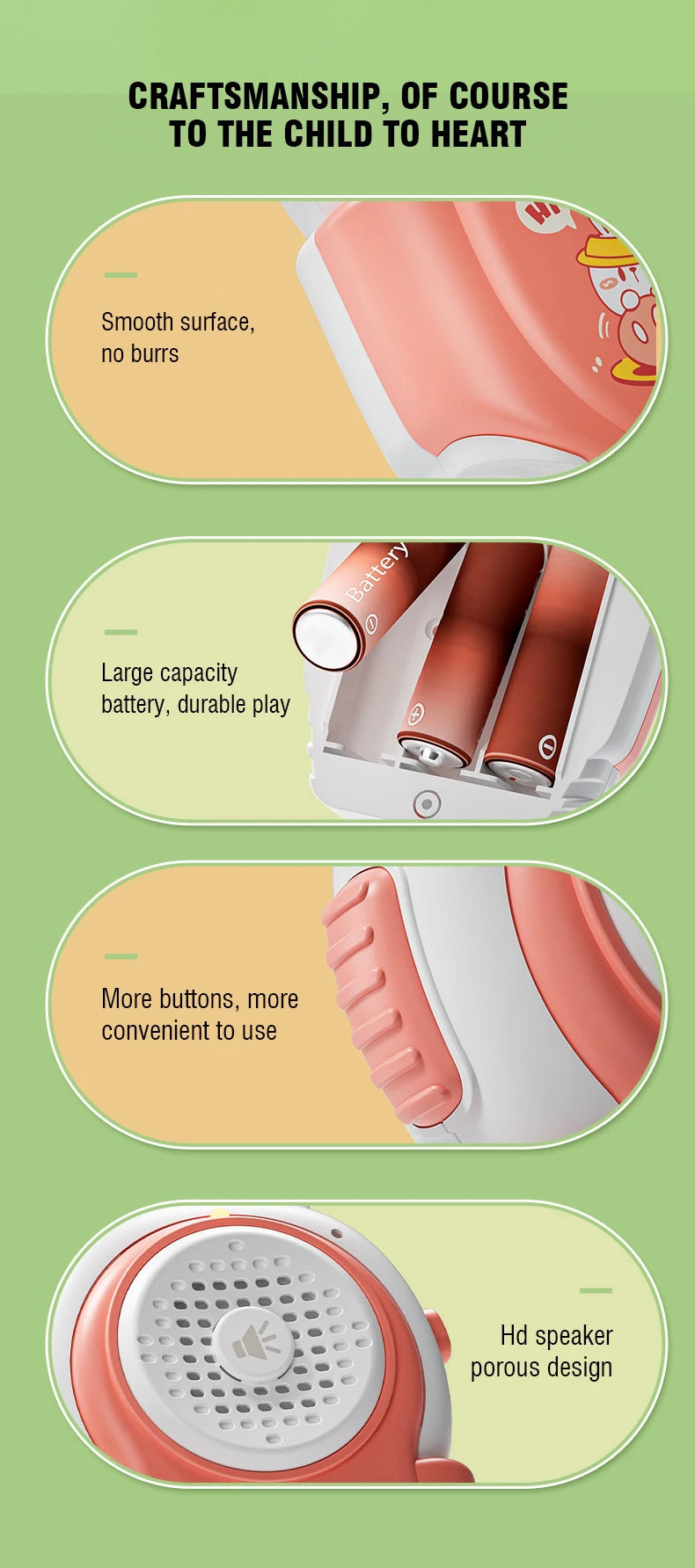 2PC Children's Walkie-talkies Wireless Cartoon Pagers Remote Intercom Outdoor Kids Toys Parent-child Interaction Education Game