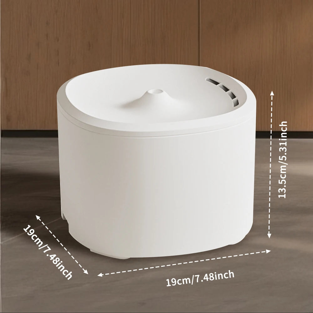 Pet Water Dispenser, Silent Circulating Water, Multi Layer Filtration, Cleaning and Hydrating, Suitable for Cats and Dogs, Allowing You to Rest Assured