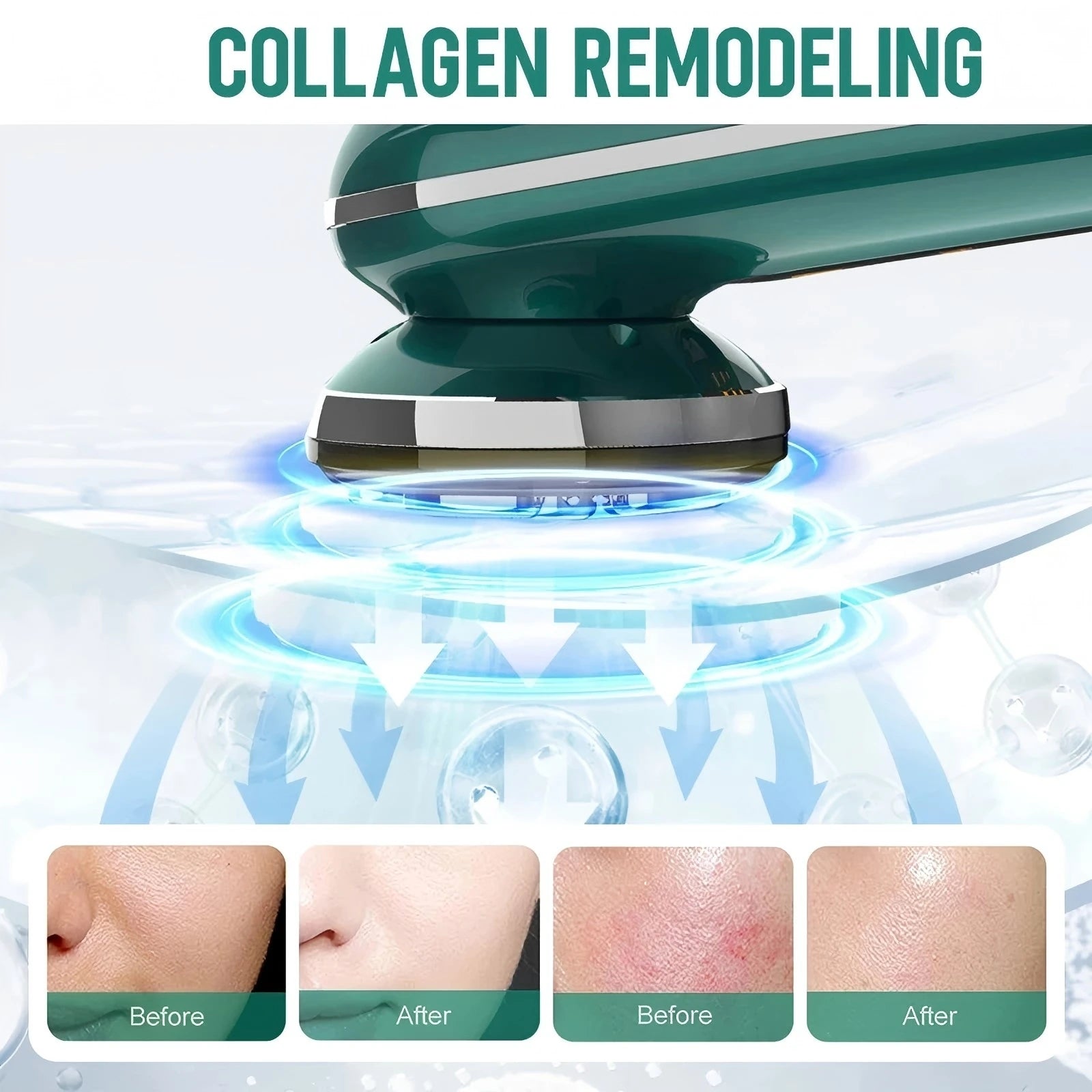 Microcurrent Facial Device Face Lifting Machine Neck Skin Tighten Massager LED Light Photon Vibration Rejuvenation Beauty Tool