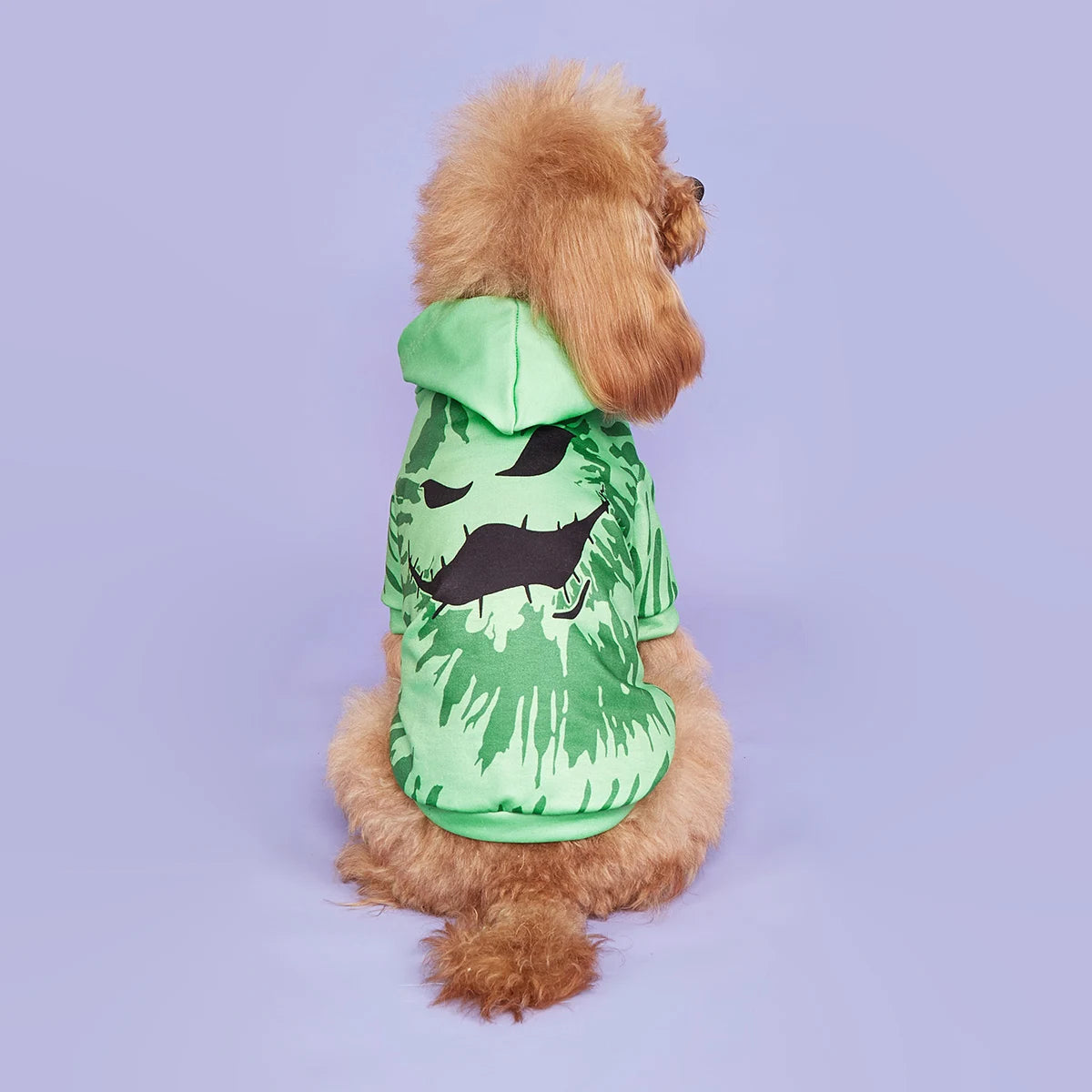 Pet Dog Cat Halloween Hoodies Scary Pumpkin Face Shirt Dog Sweatshirts Apparel Comfortable Pet Turtleneck Puppy for Halloween  H