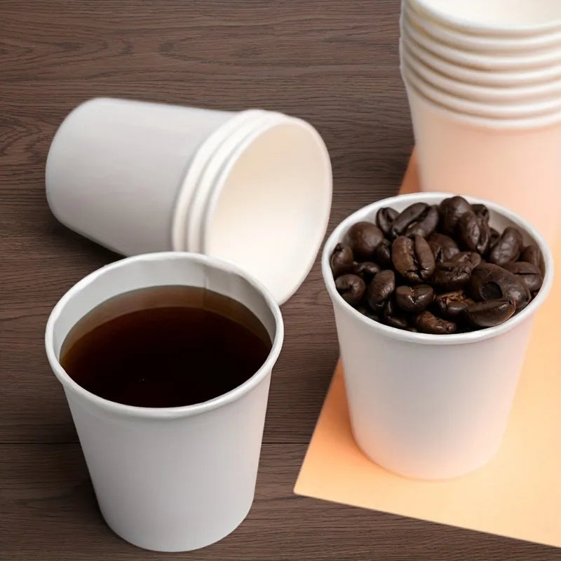Disposable Small Paper Cups Supermarket Tasting Party Snack Packaging Office Coffee Drinks Candies Hotel Mini Mouthwash Cup