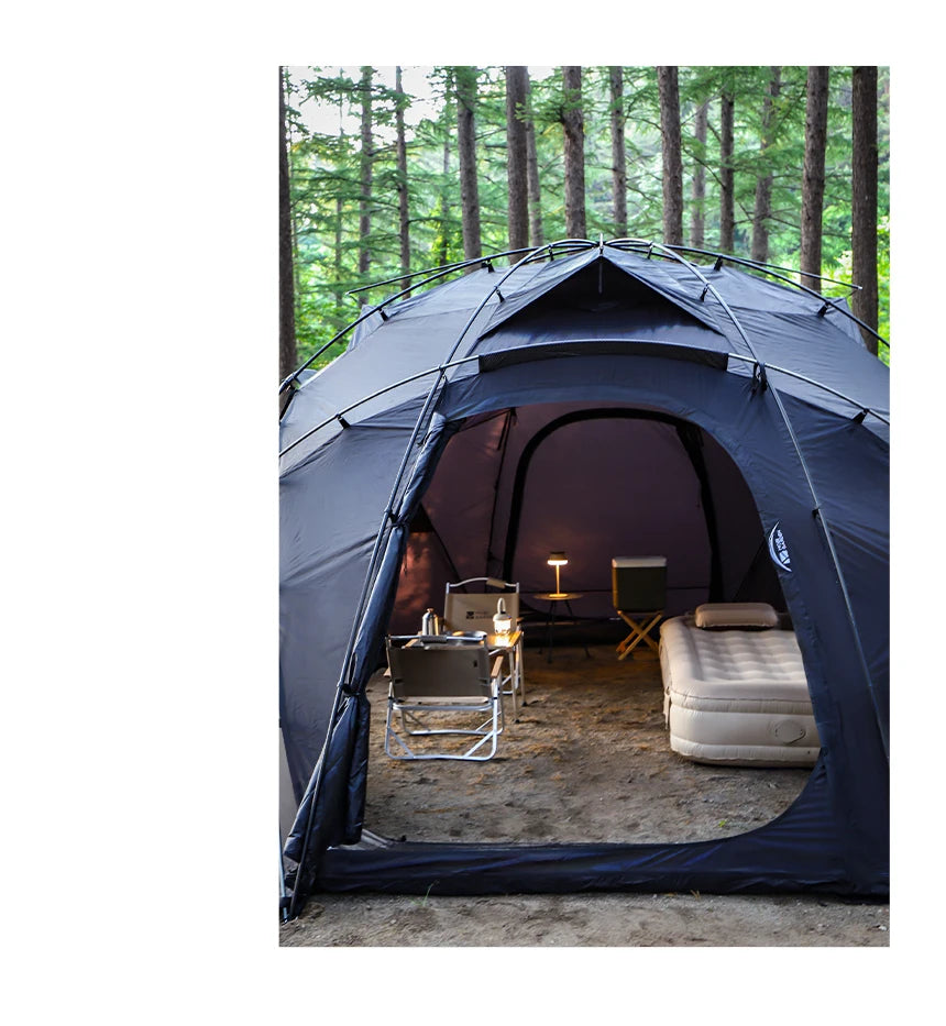 Camping Tent Commander Dome Tent Shelter Waterproof Windproof Ultra-light 70D Nylon 160/185/245CM