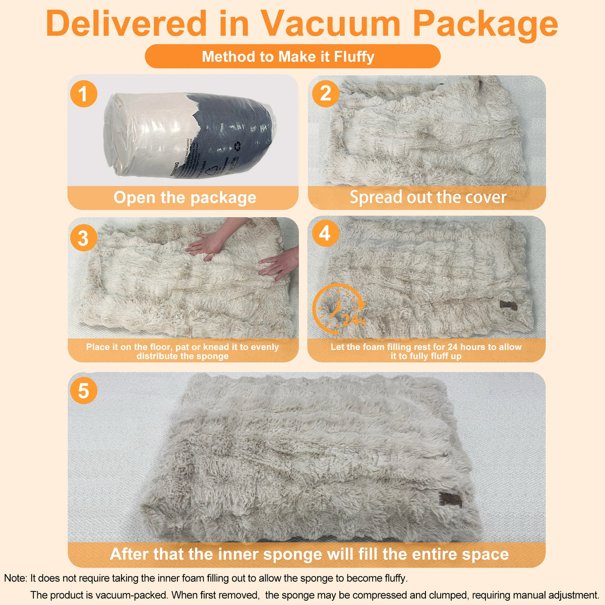Large I YAN ultra plush dog bed with soft cushion, washable puppy mattress for crates and cozy pet lounging.