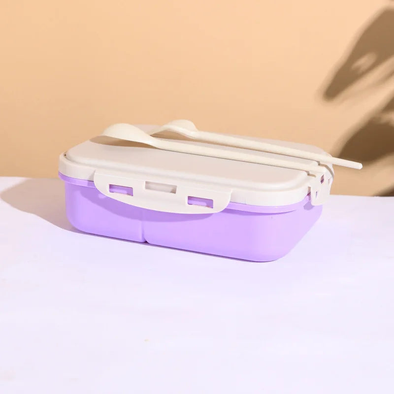 Demon Hunters anime lunch box by I YAN, large capacity food storage container for kids, ideal for school and picnics.