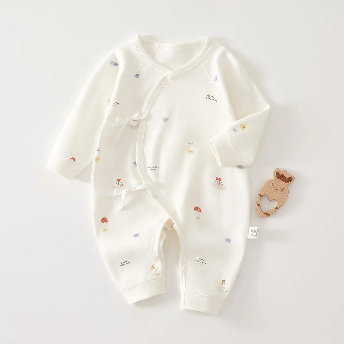 AYNIGIELL High-Quality Newborn Baby Jumpsuit Four Season Cute Children's Jumpsuit 0-6M Cute Baby Girl Male Baby Clothing - I YAN