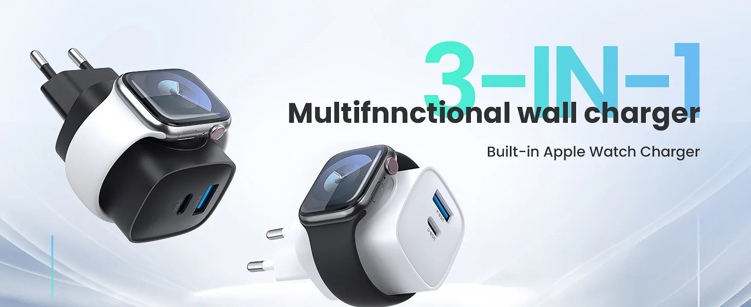 For Apple Watch Charger with 20W Fast Charging Block, 3 in 1 PD USB C Wall Charger Block for iWatch Charger,for iPhone, Ipad