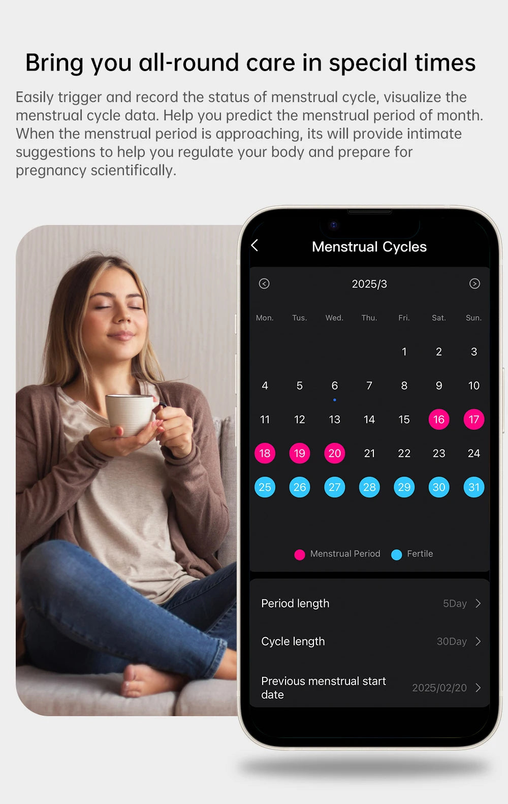 Smart Ring with Vibration Reminder, Call & Message Notification Ring, Silent Alerts, Health Tracking, Stress & Heart Rate