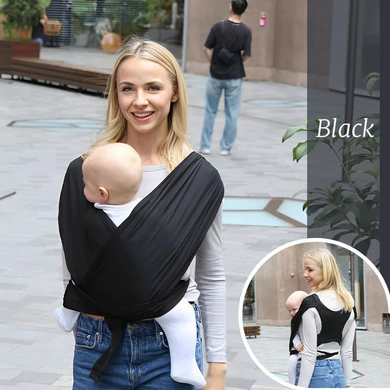 Ergonomic I YAN baby backpack carrier with X-shaped support and backpack straps, ideal for outdoor newborn carrying.