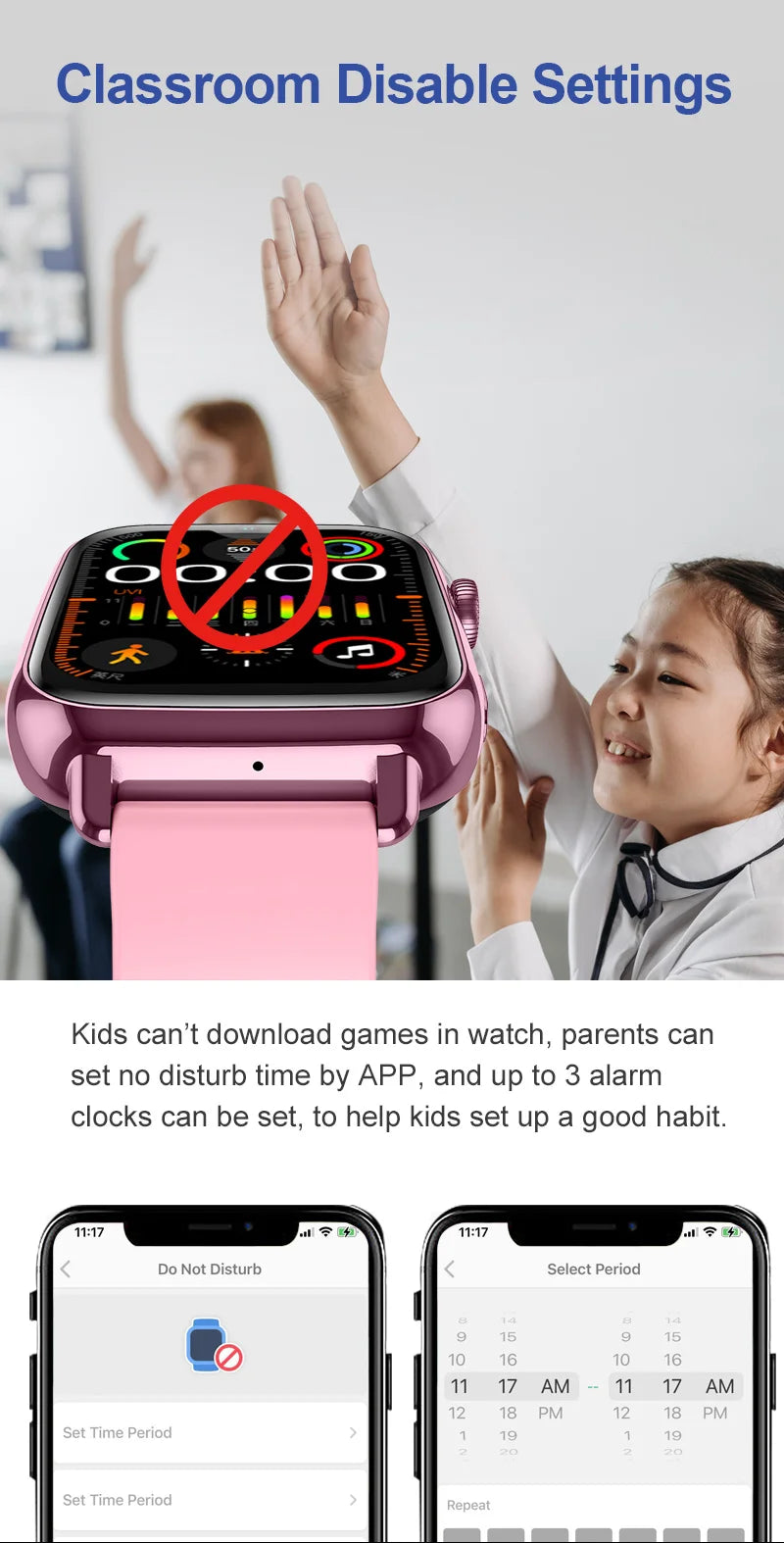 Wonlex 4G Watch Kids GPS WiFi Location KT34 Video Call SOS Alert Tracker Monitor Google Store Game Children's smart watch 2025