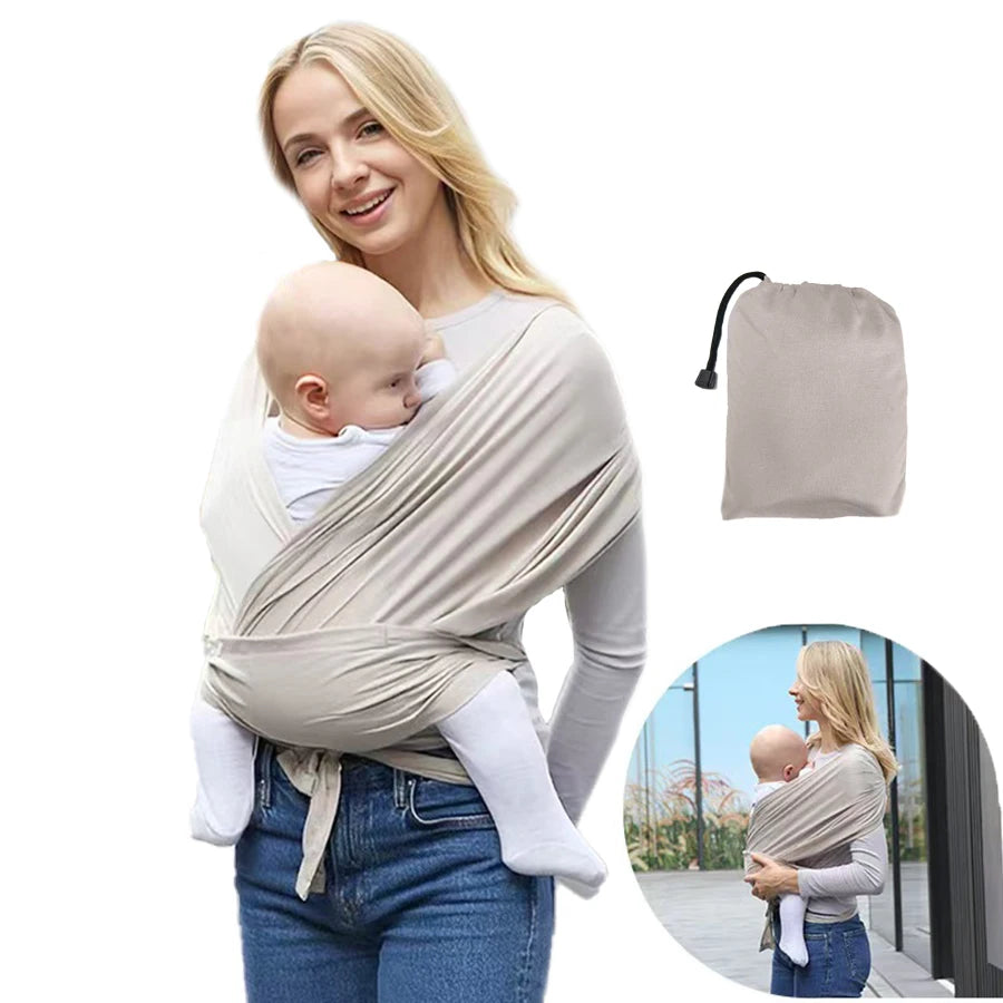 I YAN ergonomic baby backpack carrier with X-shaped support, outdoor newborn sling with adjustable backpack straps and padded comfort