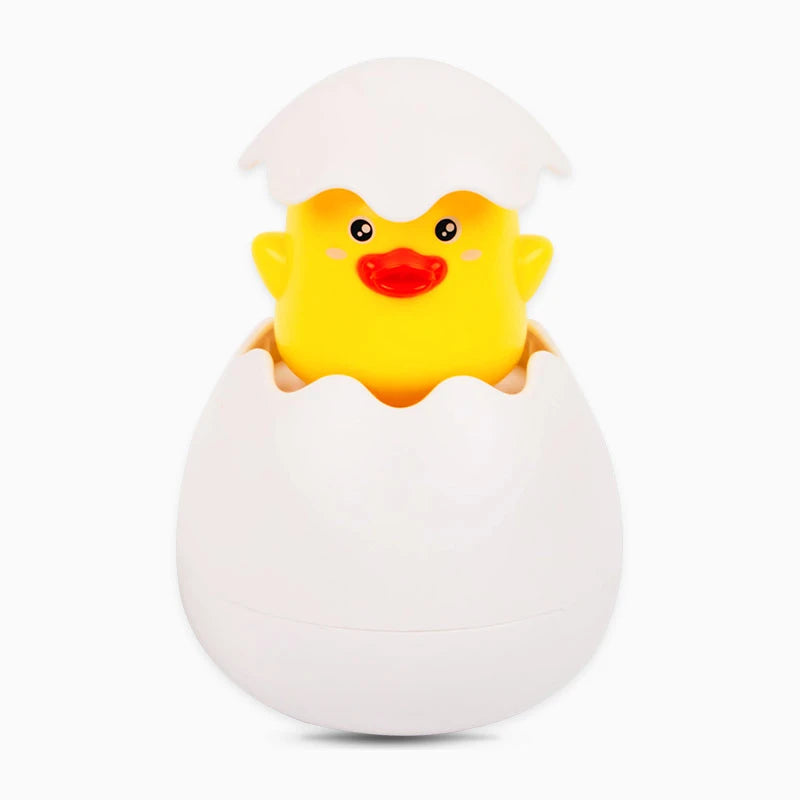 Cute baby bath toy featuring a duck and penguin water spray sprinkler by I YAN, perfect for fun bath time for kids