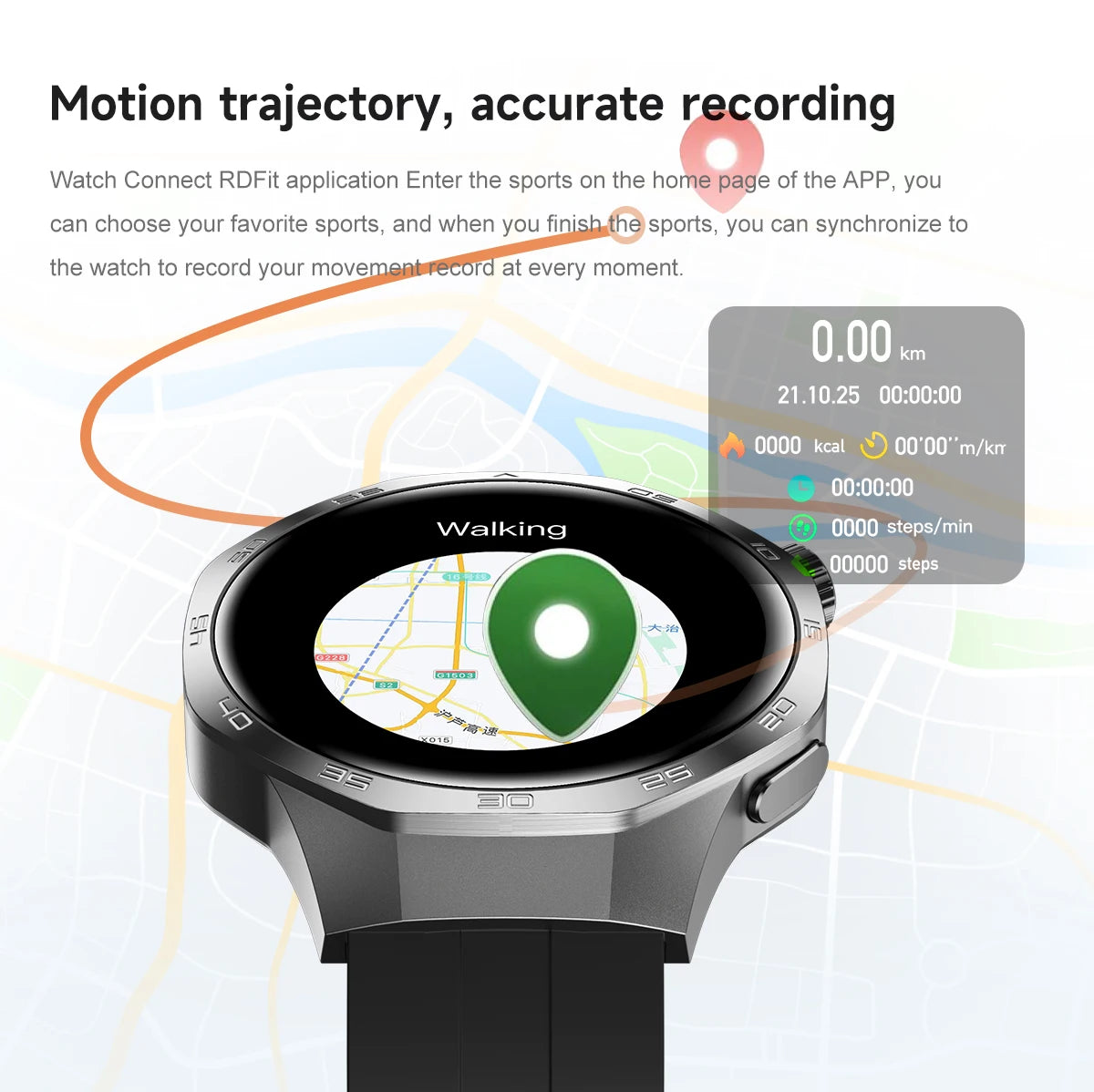 Watch 5 Pro GPS Track Compass Smart Watch Men 360*360 AMOLED Screen NFC BT Call Waterproof Health Monitor Man Smartwatches
