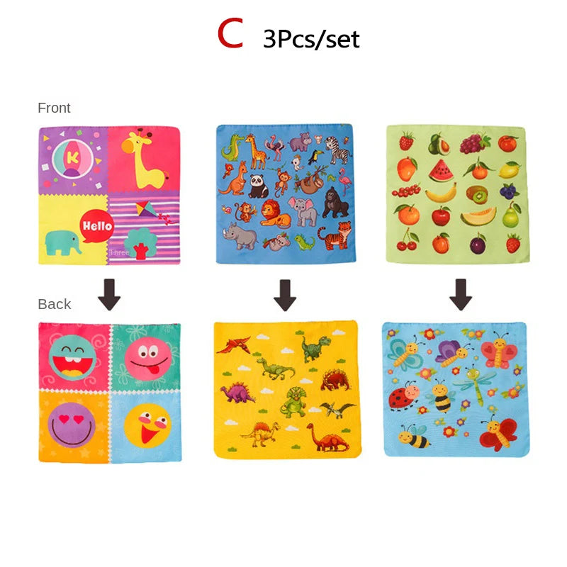Baby Montessori Magic Tissue Box by I YAN, sensory learning toy with colorful tissues to enhance fine motor skills for infants.