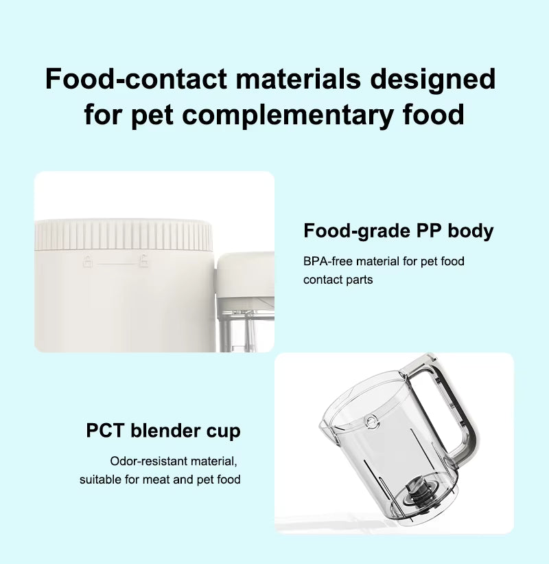 All-in-One Pet Food Steamer & Blender for Dogs and Cats