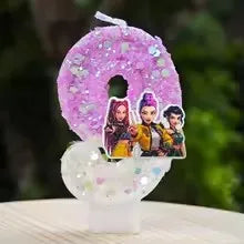 Hot Cute Girl Group Hunter's Digital Candle Numbers 0-9 Kids Birthday Cake Decoration Cartoon Party Supplies Accessory