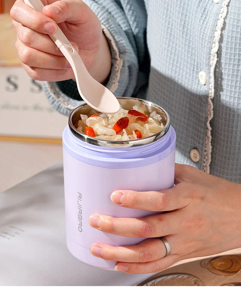 600ML Portable USB Electric Heating Lunch Box Stainless Steel Food Warmer for Picnic Milk Drink 5V 12V 24V Food Heater