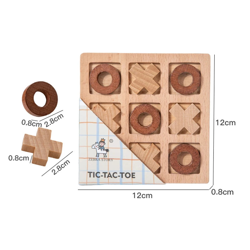 Montessori Wooden Mini Chess Puzzle – Brain Training Game for Kids - I YAN
