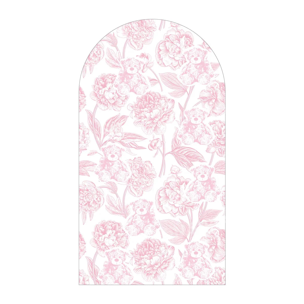 VIKAMA Butterfly Flower Arch Backdrop Cover Birthday Party Wedding Event Baby Christening Arch Backdrop Photography Props